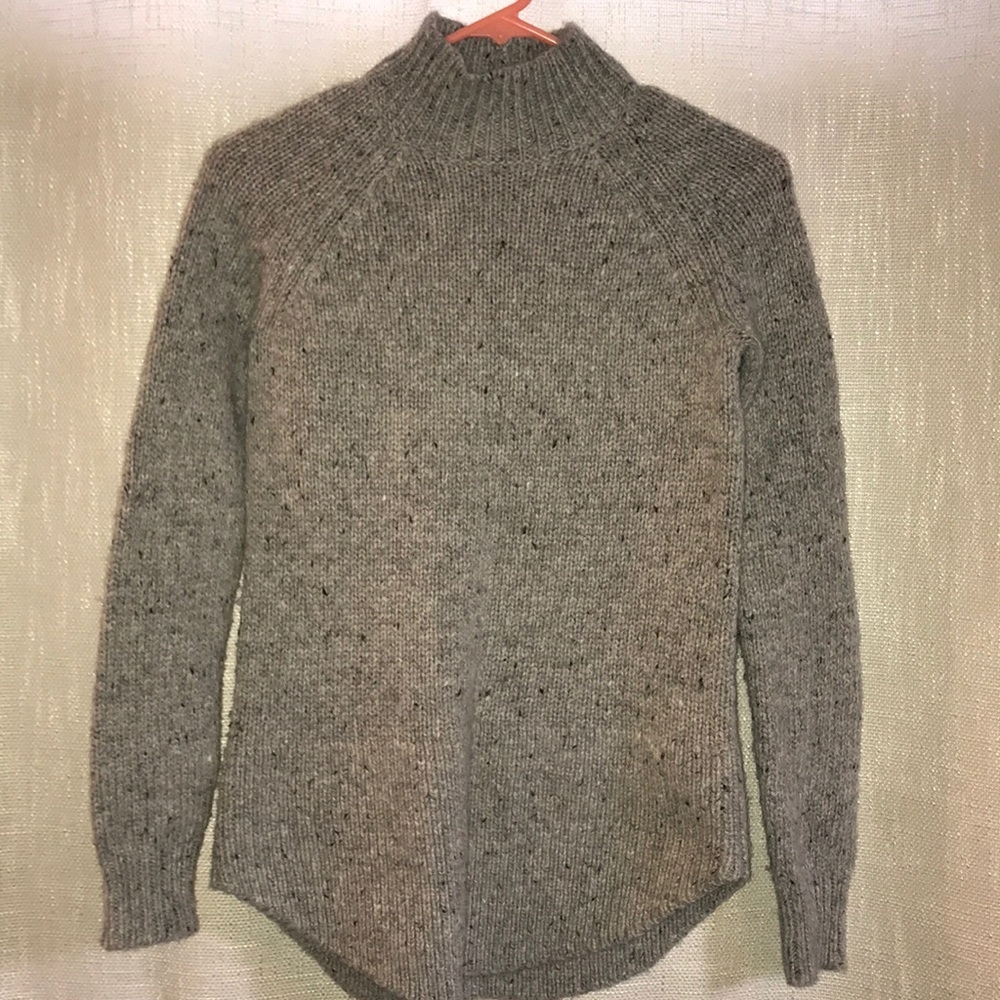 Winter sweater with button detail